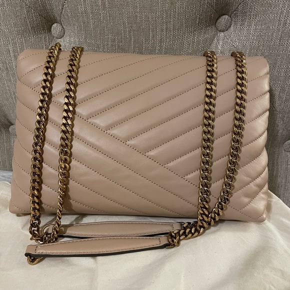 Tory Burch Kira Chevron Convertible Shoulder Bag - Devon Sand - Picture 5 of 5